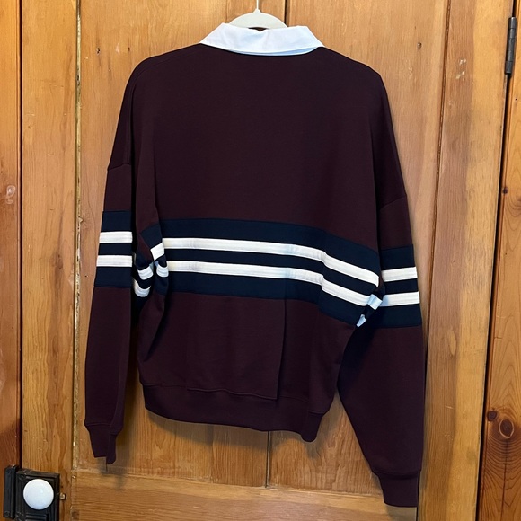 NWOT TNA Mighty Cotton™ Lomu Polo Longsleeve - Picture 9 of 9